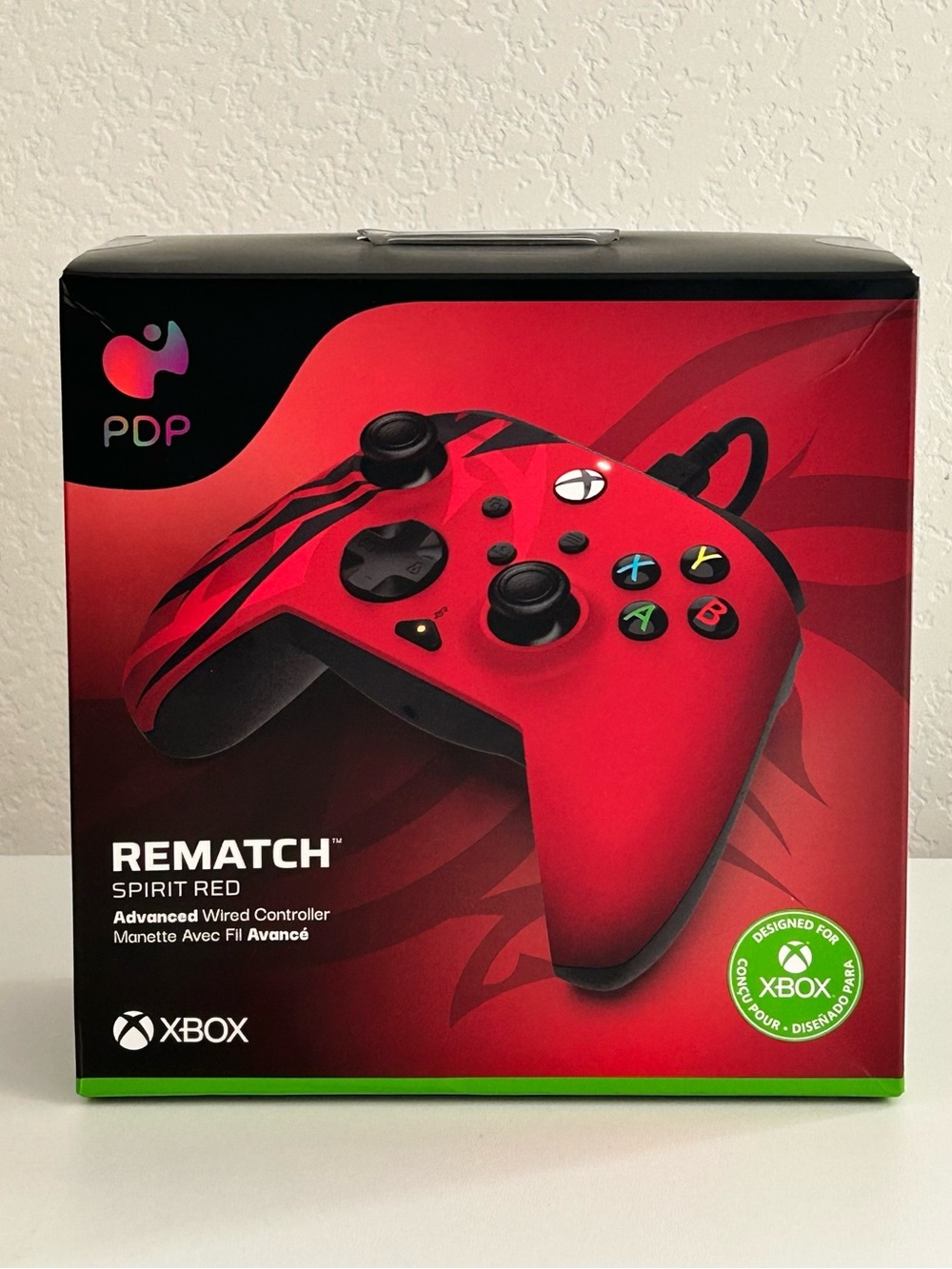 Rematch Advanced Wired Xbox Controller -  Spirit Red